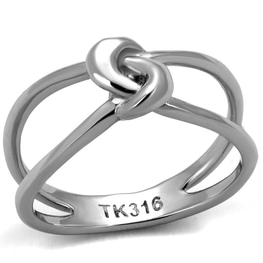 MATK2262 - High polished (no plating) Stainless Steel Ring with No Stone