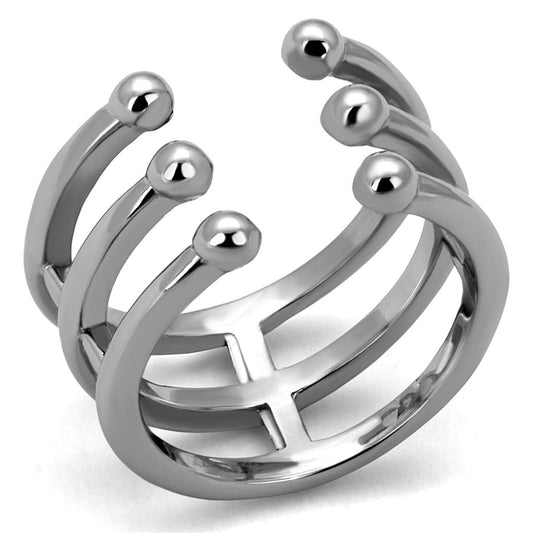 MATK2267 - High polished (no plating) Stainless Steel Ring with No Stone