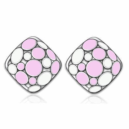 MATK239 - High polished (no plating) Stainless Steel Earrings with No Stone