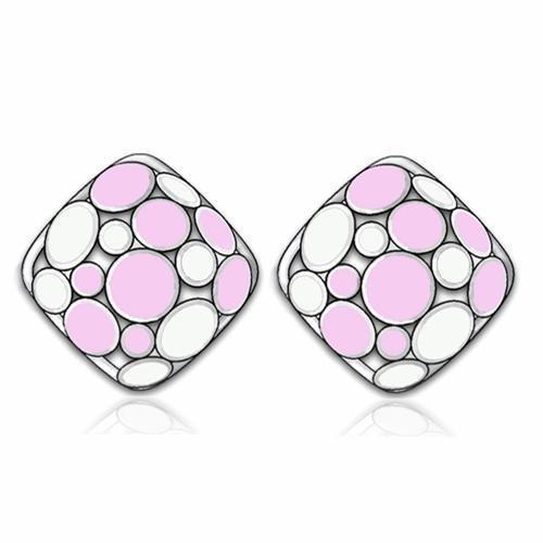 MATK239 - High polished (no plating) Stainless Steel Earrings with No Stone