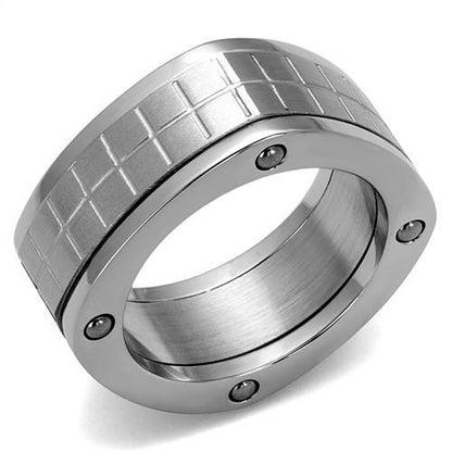 MATK2405 - High polished (no plating) Stainless Steel Ring with No Stone
