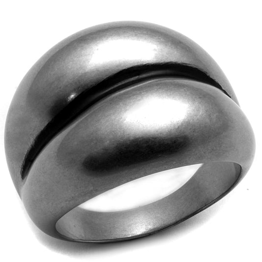 MATK2415 - Antique Silver Stainless Steel Ring with No Stone