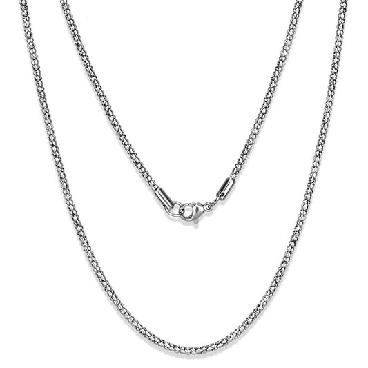 MATK2424 - High polished (no plating) Stainless Steel Chain with No Stone