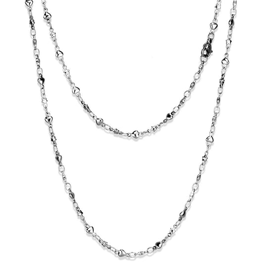 MATK2427 - High polished (no plating) Stainless Steel Chain with No Stone