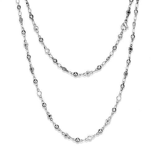 MATK2432 - High polished (no plating) Stainless Steel Chain with No Stone