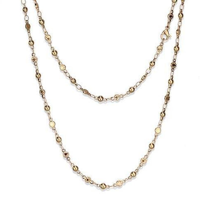 MATK2432R - IP Rose Gold(Ion Plating) Stainless Steel Chain with No Stone