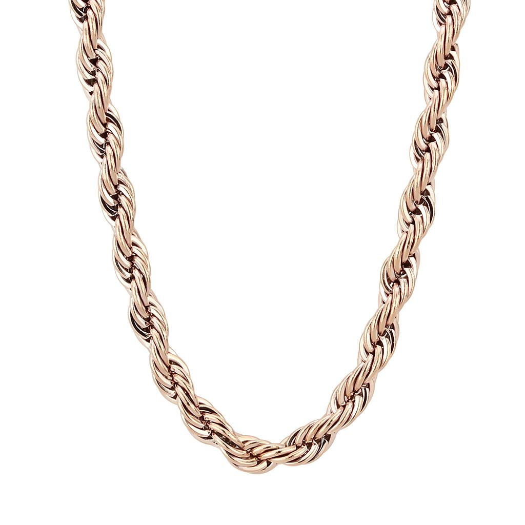 MATK2434R - IP Rose Gold(Ion Plating) Stainless Steel Chain with No Stone