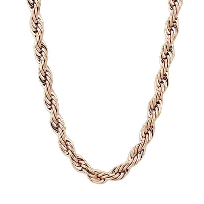 MATK2434R - IP Rose Gold(Ion Plating) Stainless Steel Chain with No Stone