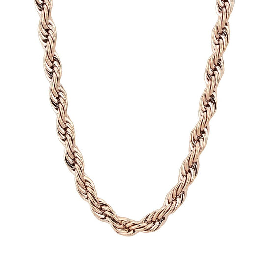 MATK2434R - IP Rose Gold(Ion Plating) Stainless Steel Chain with No Stone