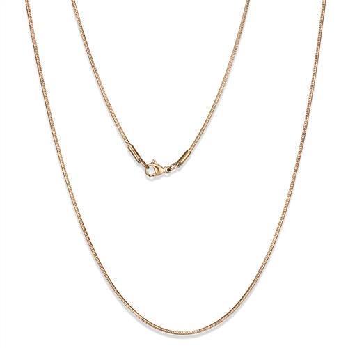 MATK2436R - IP Rose Gold(Ion Plating) Stainless Steel Chain with No Stone