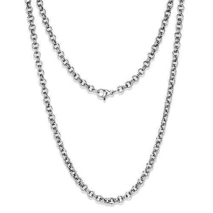 MATK2438 - High polished (no plating) Stainless Steel Chain with No Stone