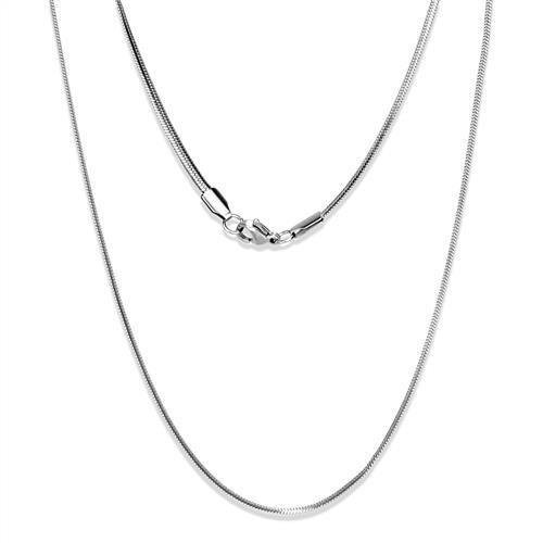 MATK2441 - High polished (no plating) Stainless Steel Chain with No Stone