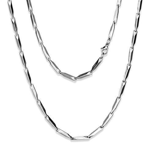 MATK2442 - High polished (no plating) Stainless Steel Chain with No Stone