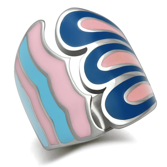 MATK253 - High polished (no plating) Stainless Steel Ring with No Stone