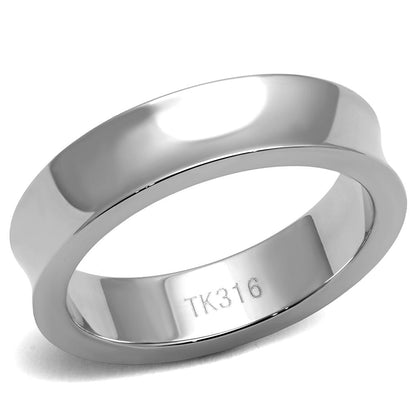 MATK2561 - High polished (no plating) Stainless Steel Ring with No Stone
