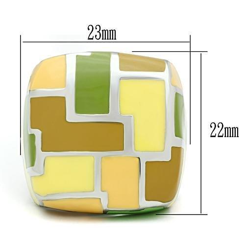 MATK259 - High polished (no plating) Stainless Steel Ring with No Stone