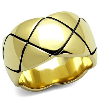 MATK2803 - IP Gold(Ion Plating) Stainless Steel Ring with No Stone