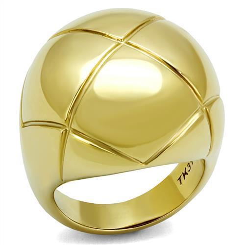 MATK2831 - IP Gold(Ion Plating) Stainless Steel Ring with No Stone