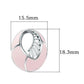 MATK284 - High polished (no plating) Stainless Steel Earrings with No Stone