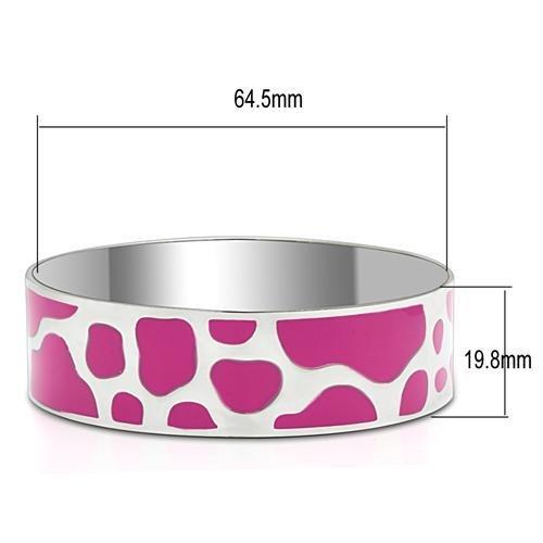 MATK289 - High polished (no plating) Stainless Steel Bangle with No Stone