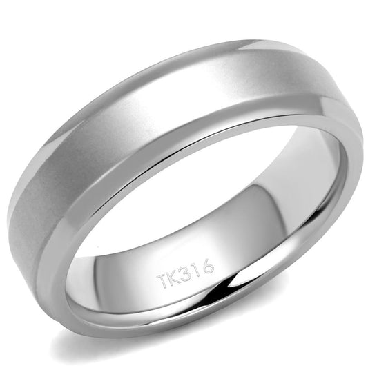 MATK2916 - High polished (no plating) Stainless Steel Ring with No Stone