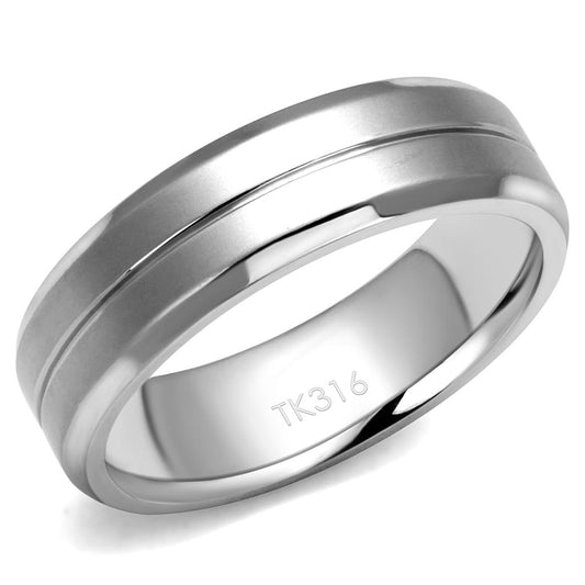 MATK2917 - High polished (no plating) Stainless Steel Ring with No Stone