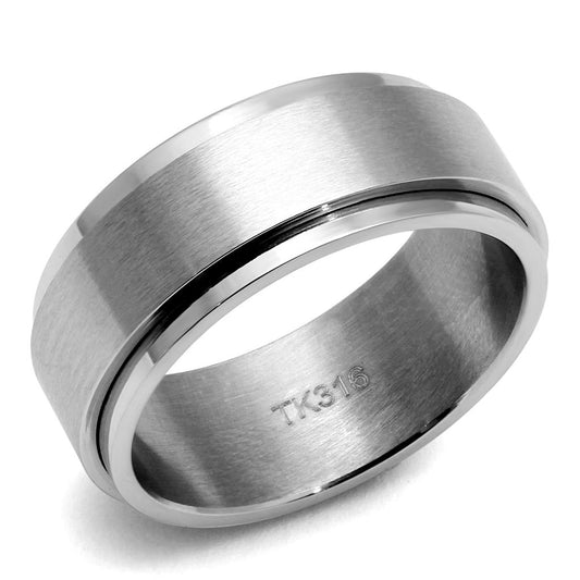 MATK2919 - High polished (no plating) Stainless Steel Ring with No Stone