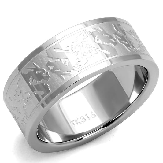 MATK2940 High polished (no plating) Stainless Steel Ring with No Stone in No Stone