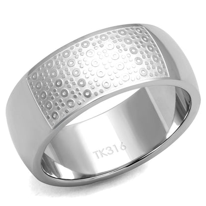 MATK2945 - High polished (no plating) Stainless Steel Ring with No Stone
