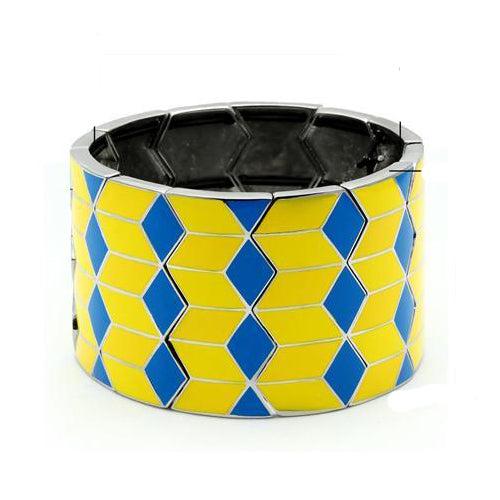 MATK295 - High polished (no plating) Stainless Steel Bracelet with No Stone