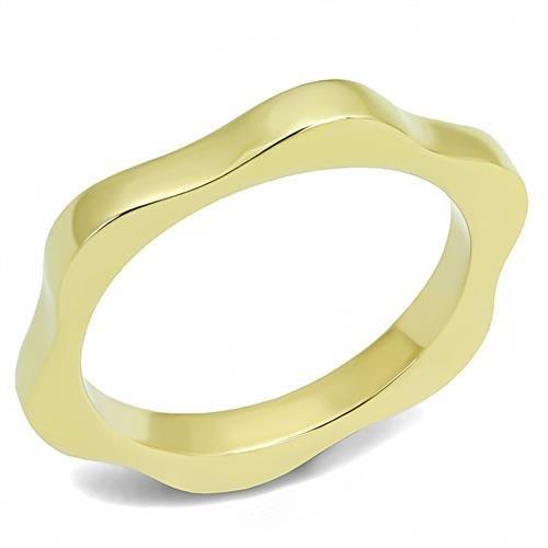 MATK3033 - IP Gold(Ion Plating) Stainless Steel Ring with No Stone