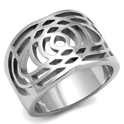 MATK3039 - High polished (no plating) Stainless Steel Ring with No Stone