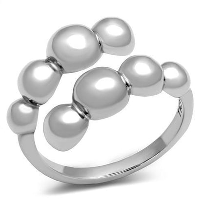 MATK3089 - High polished (no plating) Stainless Steel Ring with No Stone