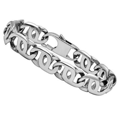 MATK339 High polished (no plating) Stainless Steel Bracelet with No Stone in No Stone