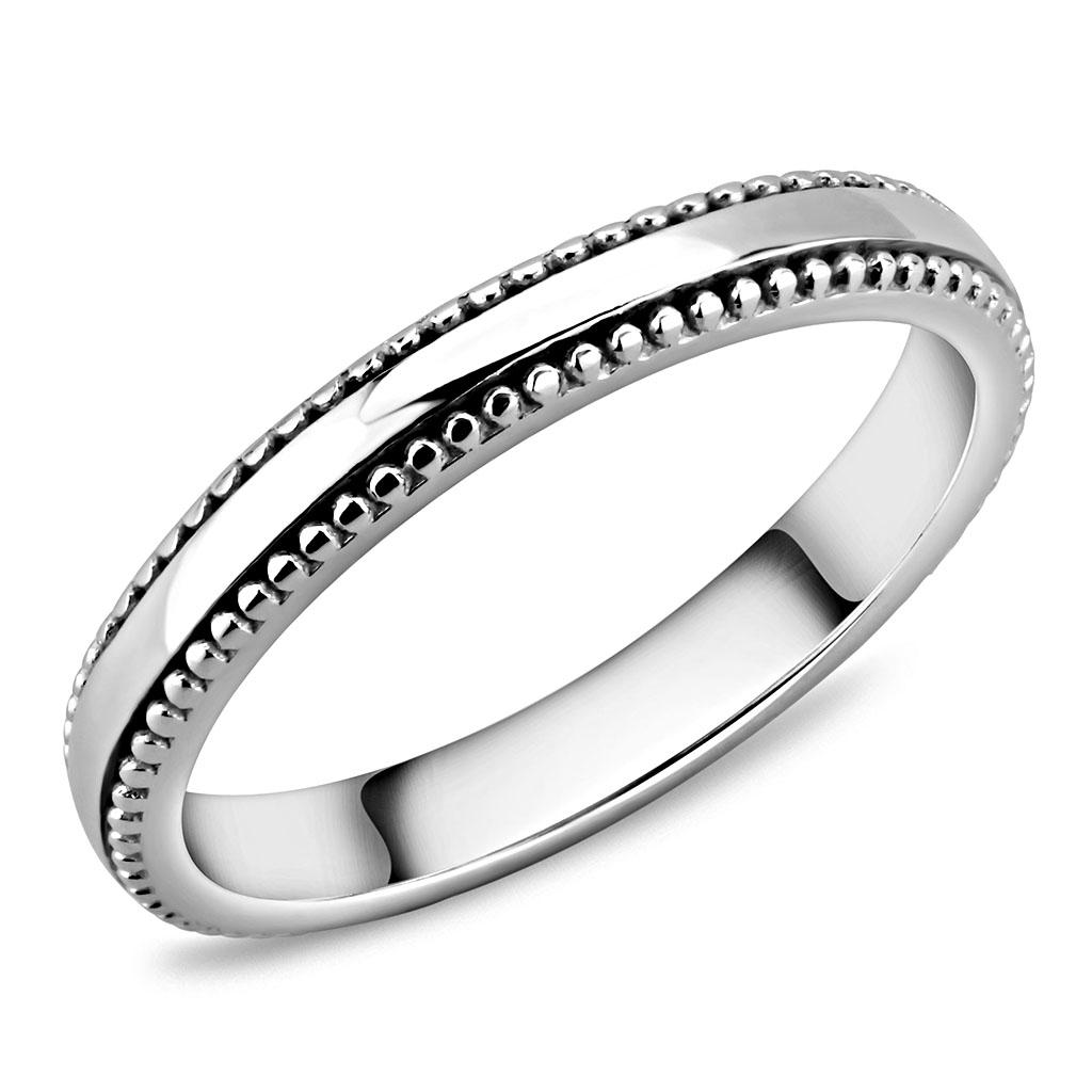 MATK3503 - High polished (no plating) Stainless Steel Ring with No Stone