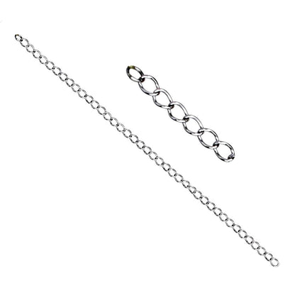 MATK3529 - High polished (no plating) Stainless Steel Chain with No Stone