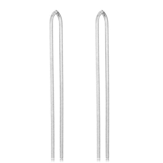 MATK3530 - High polished (no plating) Stainless Steel Earrings with No Stone