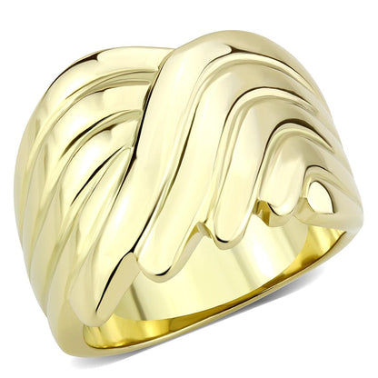 MATK3576 - IP Gold(Ion Plating) Stainless Steel Ring with No Stone