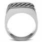 MATK380 - High polished (no plating) Stainless Steel Ring with No Stone