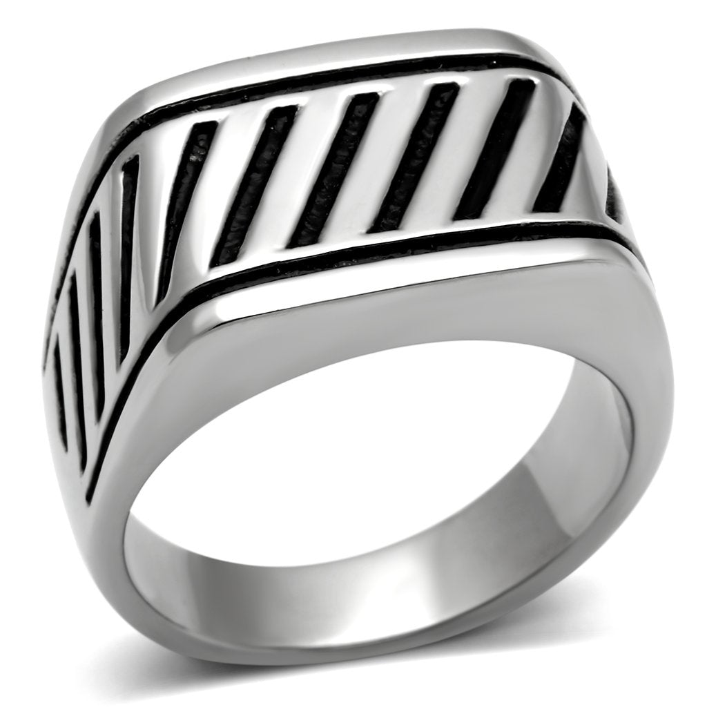 MATK380 - High polished (no plating) Stainless Steel Ring with No Stone