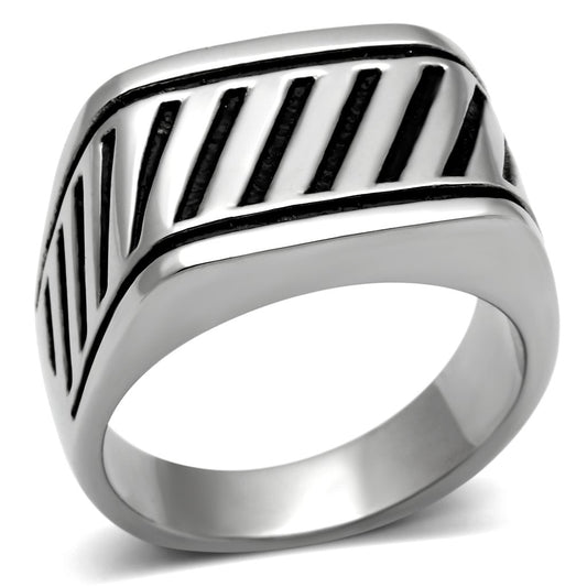 MATK380 - High polished (no plating) Stainless Steel Ring with No Stone
