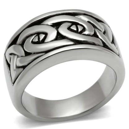 MATK381 - High polished (no plating) Stainless Steel Ring with No Stone