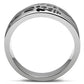 MATK382 - High polished (no plating) Stainless Steel Ring with No Stone