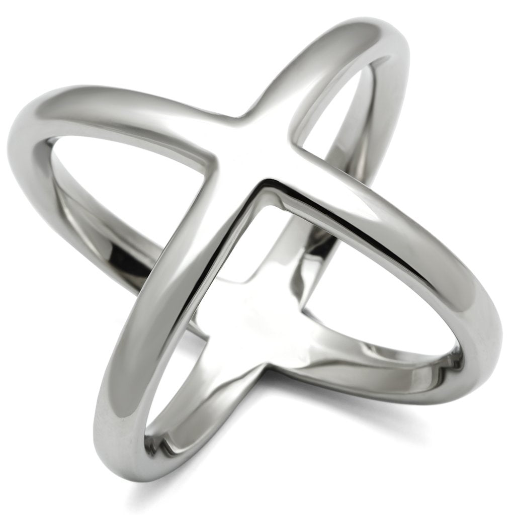 MATK395 - High polished (no plating) Stainless Steel Ring with No Stone