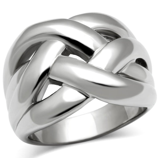 MATK396 - High polished (no plating) Stainless Steel Ring with No Stone