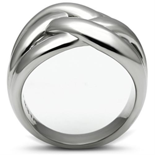 MATK396 - High polished (no plating) Stainless Steel Ring with No Stone