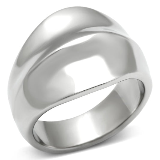 MATK397 - High polished (no plating) Stainless Steel Ring with No Stone
