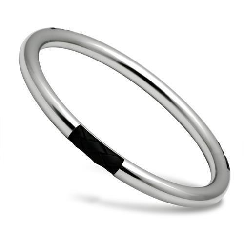MATK404 - High polished (no plating) Stainless Steel Bangle with No Stone