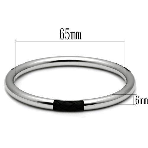 MATK404 - High polished (no plating) Stainless Steel Bangle with No Stone