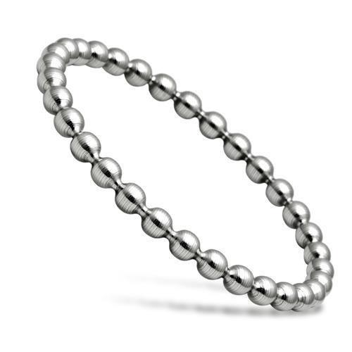 MATK408 - High polished (no plating) Stainless Steel Bangle with No Stone